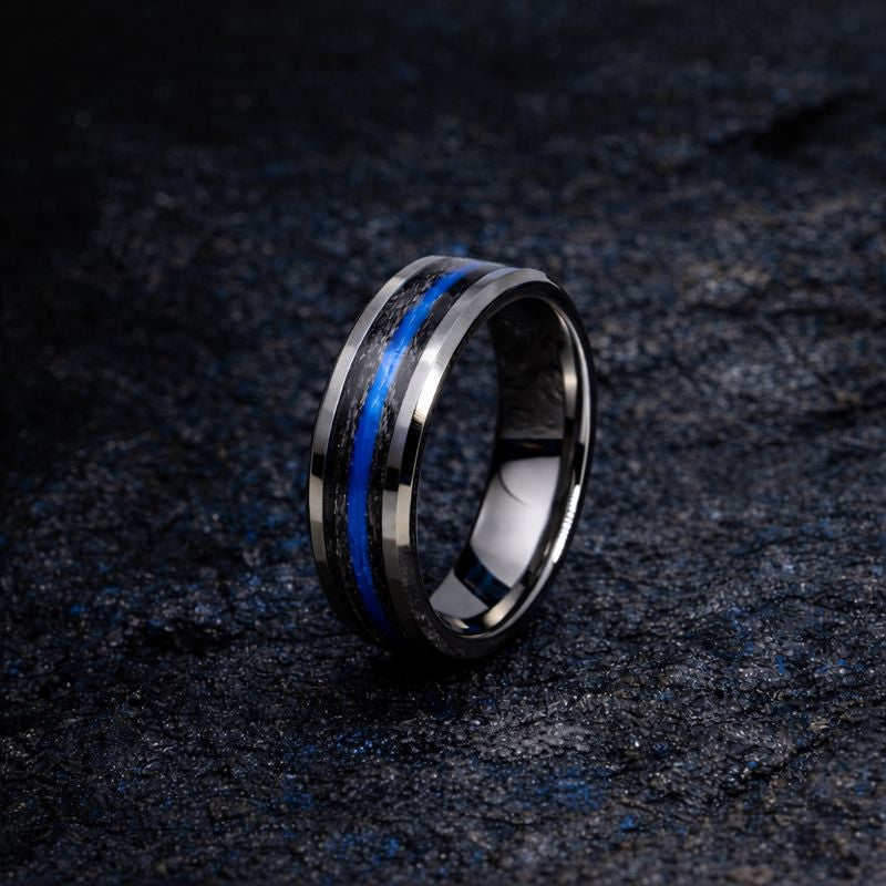 Thin Blue Line Tungsten Edition - Kevlar And Carbon Fiber